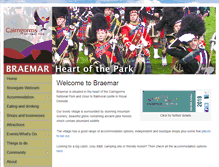 Tablet Screenshot of braemarscotland.co.uk
